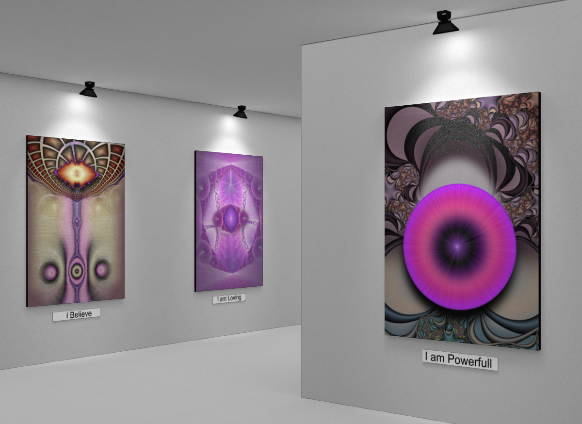Using Spiritfractals as Decor Art